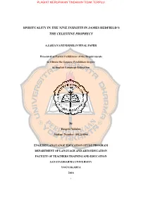 Spirituality in the Nine Insights in James Redfield's