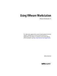 Vmware Workstation 10