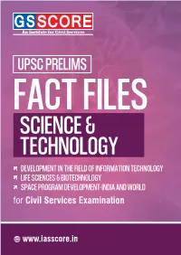 FACT FILE SCIENCE & TECHNOLOGY.Indd