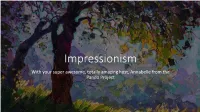 Impressionism (Pdf)