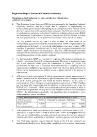 RIS Margining and Risk Mitigation for Non-Centrally Cleared Derivatives