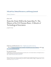 The History of the US Permian Basin: a Miracle of Technological Innovation