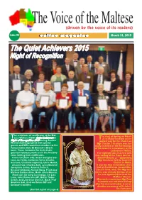 The Quiet Achievers 2015 Night of Recognition