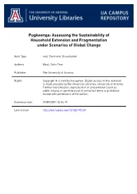 ASSESSING the SUSTAINABILITY of HOUSEHOLD EXTENSION and FRAGMENTATION UNDER SCENARIOS of GLOBAL CHANGE by Colin Th