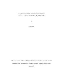 A Nonlinear Audio Narrative Exploring Digital Storytelling by Kate Ca