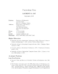 Curriculum Vitæ