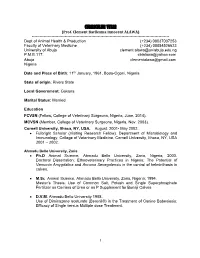 CURRICULUM VITAE (Prof