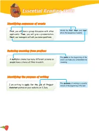 Essential Reading Skills