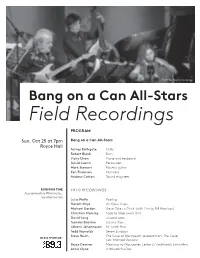 Field Recordings