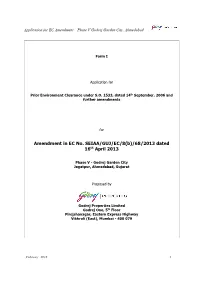 Amendment in EC No. SEIAA/GUJ/EC/8(B)/68/2013 Dated 16Th April 2013