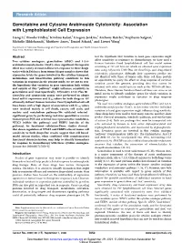 Association with Lymphoblastoid Cell Expression