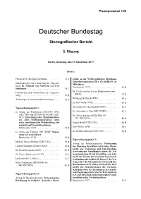 CDU/CSU, SPD, Dr