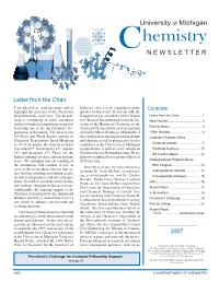 Hemistry N E W S L E T T E R