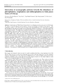 Interaction of Oceanography Patterns Towards the Abundance of Phytoplankton, Zooplankton and Ichthyoplankton in Teluk Penyu Waters of Cilacap