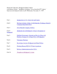 Interview with Denise Merrill, by Bruce M
