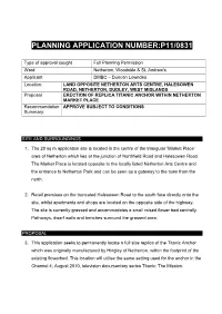 Planning Application Number:P11/0831