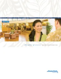 The Value of Service SUMMARY ANNUAL REPORT 2005 BANK of HAWAII CORPORATION and SUBSIDIARIES