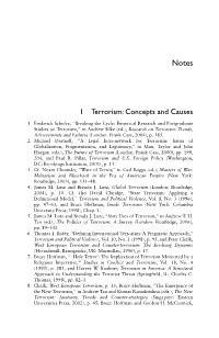 1 Terrorism: Concepts and Causes