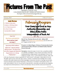 February Program