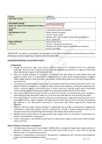 Published on DNRME Disclosure Log RTI Act 2009