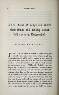 Scarth, H M, on the Traces of Camps and Ancient Earth-Works Still
