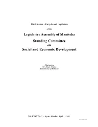 Standing Committee on Social and Economic Development