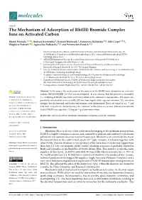 The Mechanism of Adsorption of Rh(III) Bromide Complex Ions on Activated Carbon