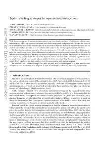 Explicit Shading Strategies for Repeated Truthful Auctions