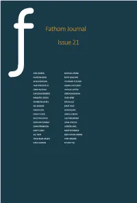 Fathom Journal Issue 21