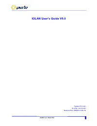 IOLAN-V5 User Guide.Book