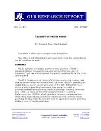 Olr Research Report