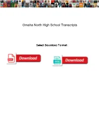 Omaha North High School Transcripts