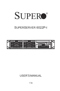 SUPERSERVER 6022P-I