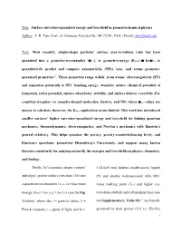 Surface Curvature-Quantized Energy and Forcefield in Geometrochemical Physics