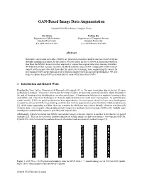 GAN-Based Image Data Augmentation