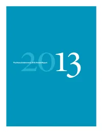 The Heinz Endowments 2013 Annual Report