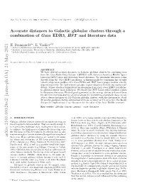 Accurate Distances to Galactic Globular Clusters Through a Combination of Gaia EDR3, HST and Literature Data