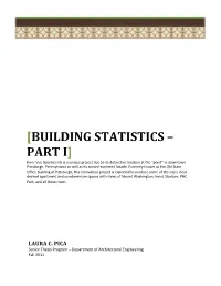 Building Statistics – Part I