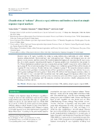 Classification of “Nabana” (Brassica Rapa) Cultivars and Landraces Based on Simple Sequence Repeat Markers