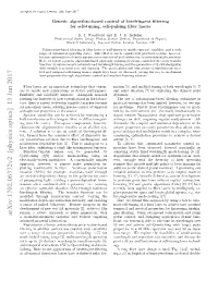Genetic Algorithm-Based Control of Birefringent Filtering for Self-Tuning, Self-Pulsing Fiber Lasers