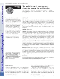The Global Ocean Is an Ecosystem: Simulating Marine Life and Fisheries