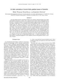 Ab Initio Calculation of Electric-Field-Gradient Tensors Of
