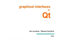 Graphical Interfaces in Qt