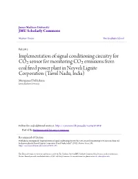 Implementation of Signal Conditioning Circuitry for CO2 Sensor For