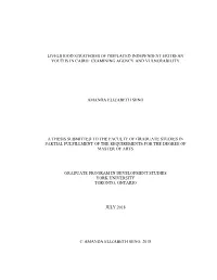 Livelihood Strategies of Displaced Independent Eritrean Youths in Cairo: Examining Agency and Vulnerability