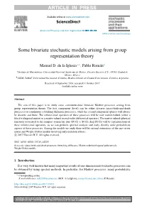 Some Bivariate Stochastic Models Arising from Group Representation Theory