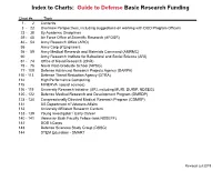 Agency (DOD) Program Charts Feb 2019