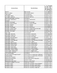 Desirable Street Tree List (PDF)