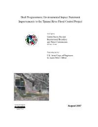 Draft Programmatic Environmental Impact Statement Improvements to the Tijuana River Flood Control Project
