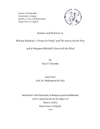 Essence and Existence in William Faulkner's “A Rose for Emily” And